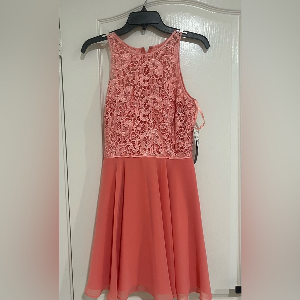Coral/Pink Short Dress